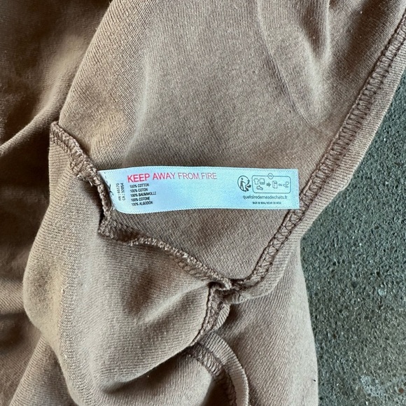 Free People Beach Perth Barrel Tee Shirt Midi Dress in Brown Size XL Bohemian - Picture 7 of 9